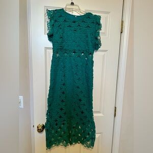 Green Lace Dress NWT XL